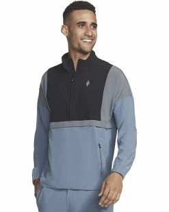 SKECHERS Men's Go Walk Skechweave Action Packable Anorak 1/4 Zip Jacket