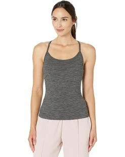 SKECHERS Gostretch Diamond Brushed Racerback Shelf Bra Cami
